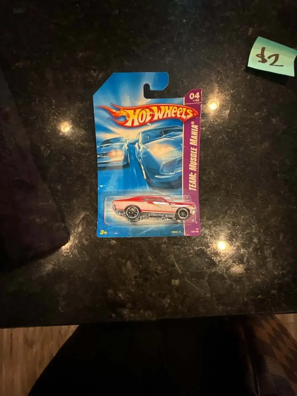 2008 Hot Wheels Chevy Nova Team: Muscle Mania 136/196 Red and White